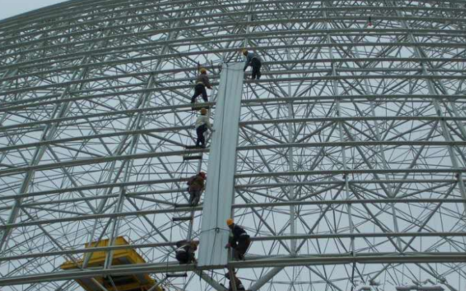 太仓网架装配好以后应当留神哪八项验收事件